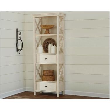 Bolanburg White and Gray Display Cabinet
