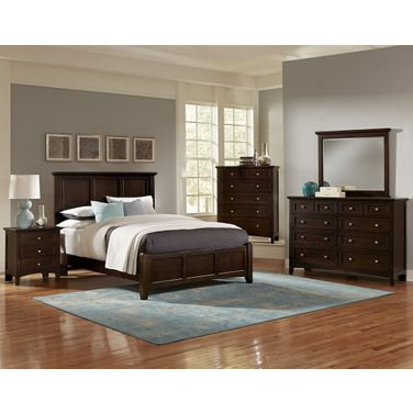 Bonanza Bedroom Set In Merlot