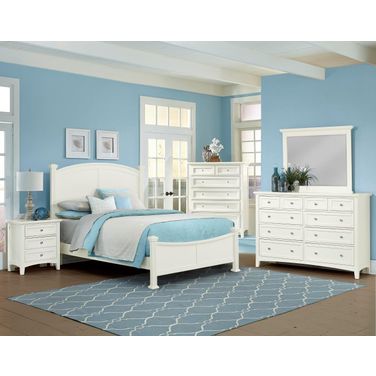 Bonanza Poster Bedroom Set In White
