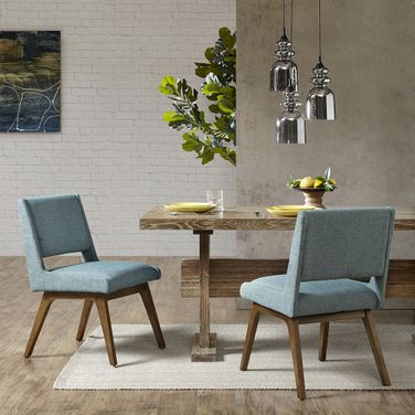 Boomerag Dining Chair Set Of 2 In Blue