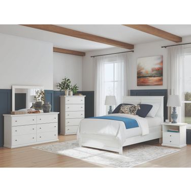 Bostwick Shoals Youth Panel Bedroom Set In White
