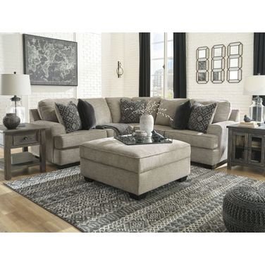 Bovarian 2-Piece LAF Sectional In Stone