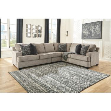 Bovarian 3-Piece RAF Sectional In Stone