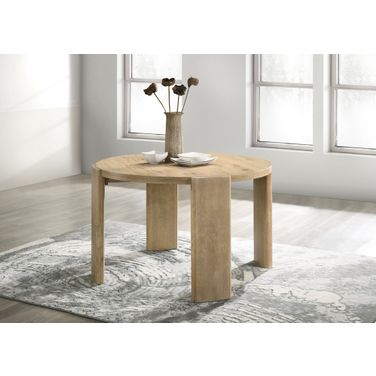 Bowen 47 Inch Round Dining Table In Oak