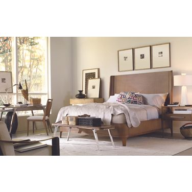 Bowery Place Panel Bedroom Set In Bowery Cerused