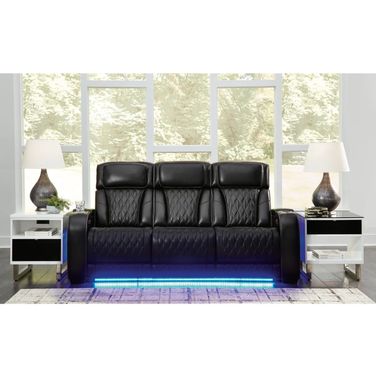 Boyington Power Reclining Sofa In Black