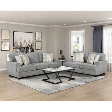 Bradford Living Room Set In Gray