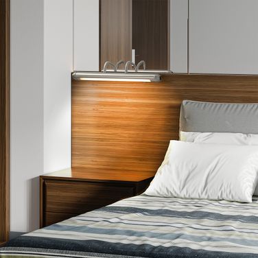 Bradley Plug-in Bar Wall Light In Satin Nickel