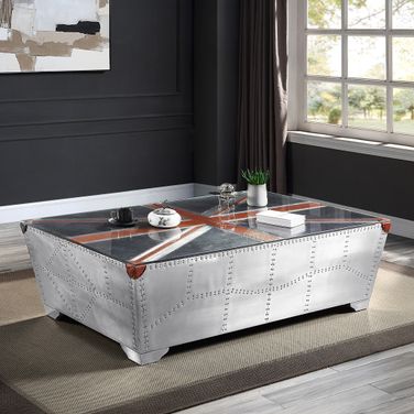 Brancaster Coffee Table In Aluminum