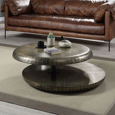 Brancaster Coffee Table In Bronze Aluminum