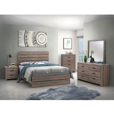 Brantford Panel Bedroom Set In Barrel Oak