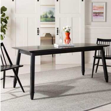 Brayson Black Rectangle Dining Room Set