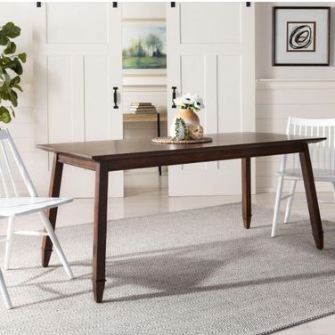 Brayson Walnut Rectangle Dining Room Set