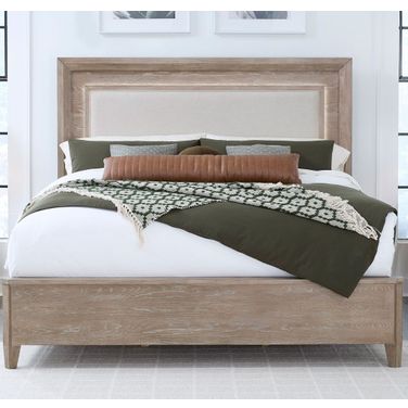 Breckenridge King Panel Bed In Medium Brown