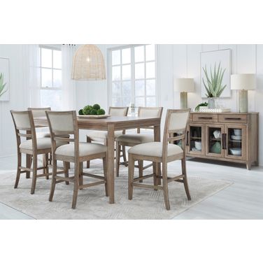 Breckenridge Rectangular Dining Room Set In Medium Brown