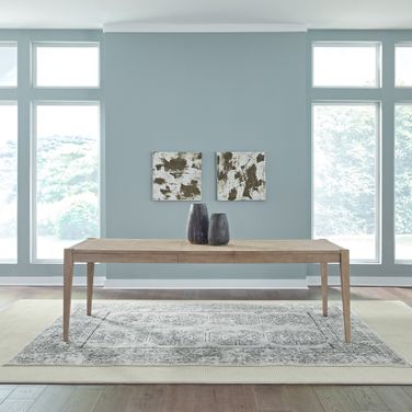 Brentwood Rectangular Leg Table In Sandstone