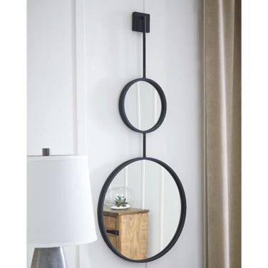 Brewer Black Accent Mirror