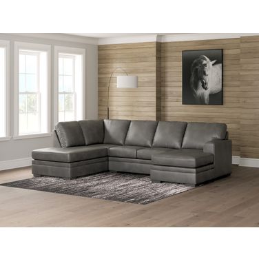Brickett 2-Piece Sectional with LAF Chaise In Shadow