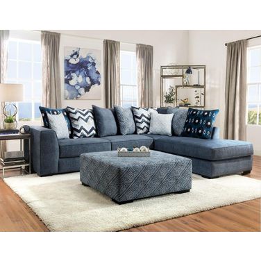 Brielle Sectional In Blue