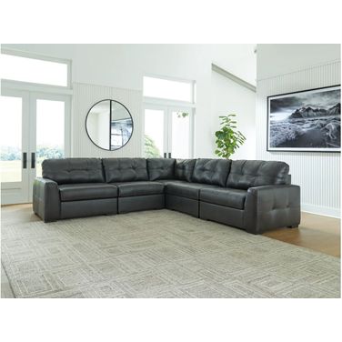 Brindley Pier 5-Piece Sectional In Fog