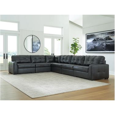 Brindley Pier 6-Piece Sectional In Fog