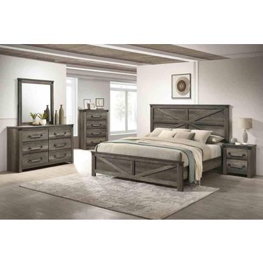 Britonale Bedroom Set In Rustic Gray