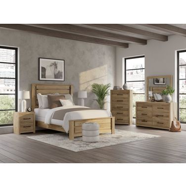 Brozmont Panel Bedroom Set In Tan