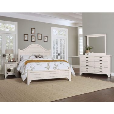Bungalow Lattice Arch Panel Bedroom Set