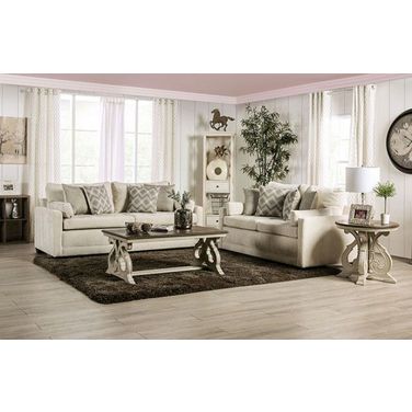 Burgess Beige Living Room Set