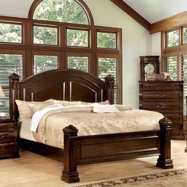 Burleigh California King Bed In Cherry