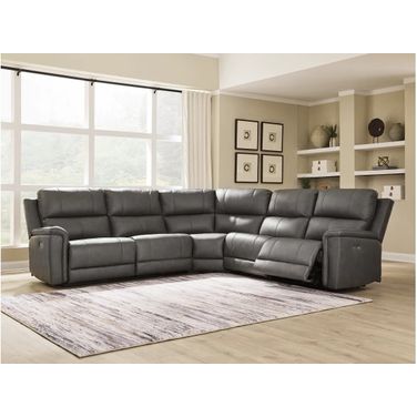 Burnley 5-Piece Power Reclining Sectional In Anchor