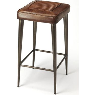 Butler Maxine Leather Bar Stool