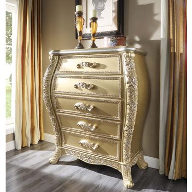 Cabriole Chest In Gold