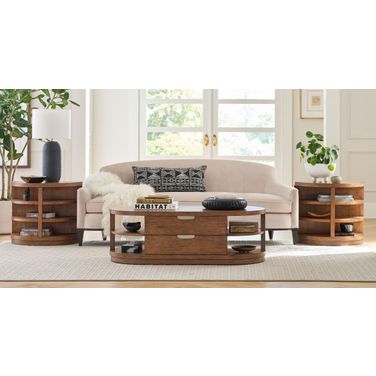 Caden Occasional Table Set In Spiced Caramel