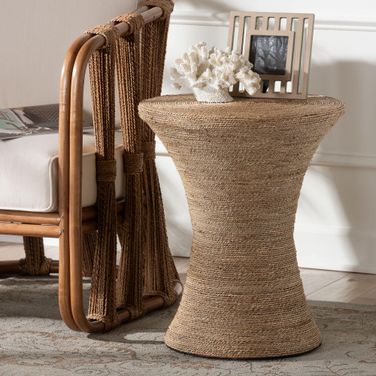 Cady Side Table In Natural Seagrass