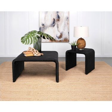 Cahya Occasional Table Set In Black