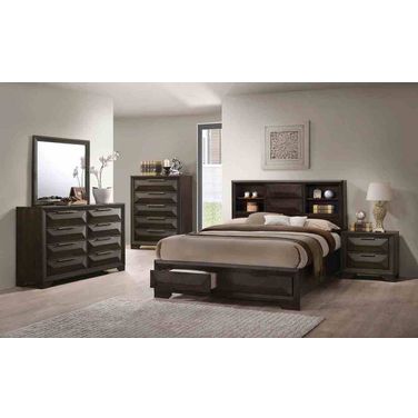 Caistor Queen Bed In Espresso