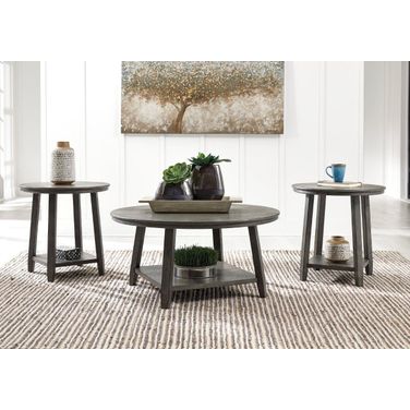 Caitbrook Gray Occasional Table Set