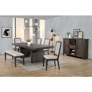 Cali Server 7 Piece Extendable Dining Set