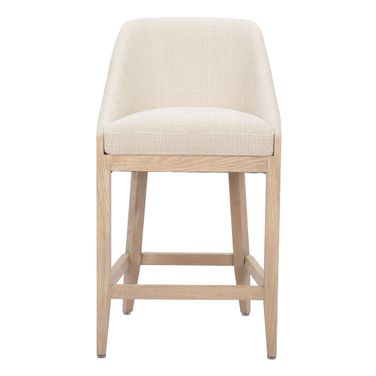 Calmo Counter Stool In Beige