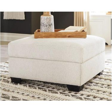 Cambri Snow Ottoman With Storage