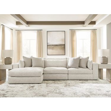 Camfield 3-Piece Sectional with LAF Chaise In Snow