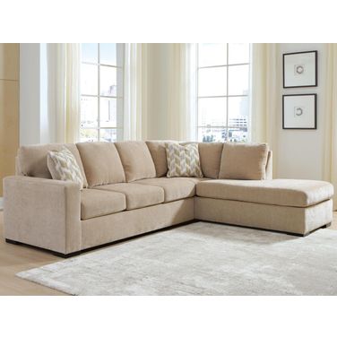 Camparia 2-Piece Sectional with RAF Chaise In Almond