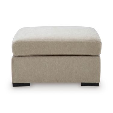 Camparia Oversized Accent Ottoman In Stone