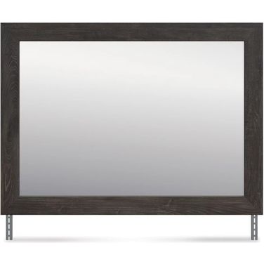 Candanew Bedroom Mirror In Charcoal