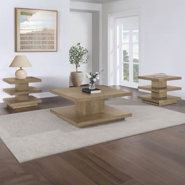 Canyon Occasional Table Set In Brown