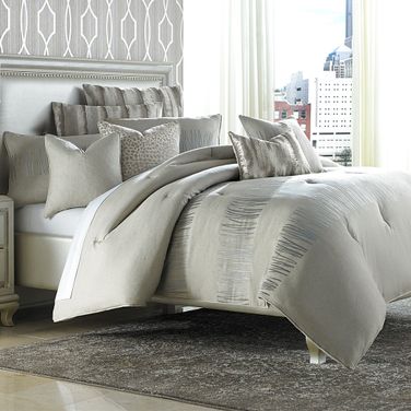 Captiva 9 Piece Queen Comforter Set In Neutral