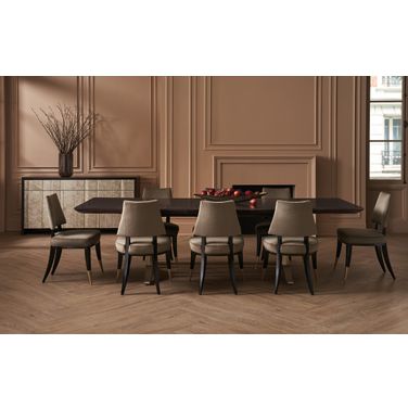 Caracole Classic Dining Room Set In Champagne Gold