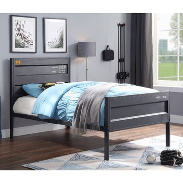 Cargo Youth Panel Bed (Gunmetal) (Full)
