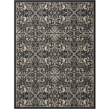 Caribbean Charcoal 9'3" x 12'9" Area Rug